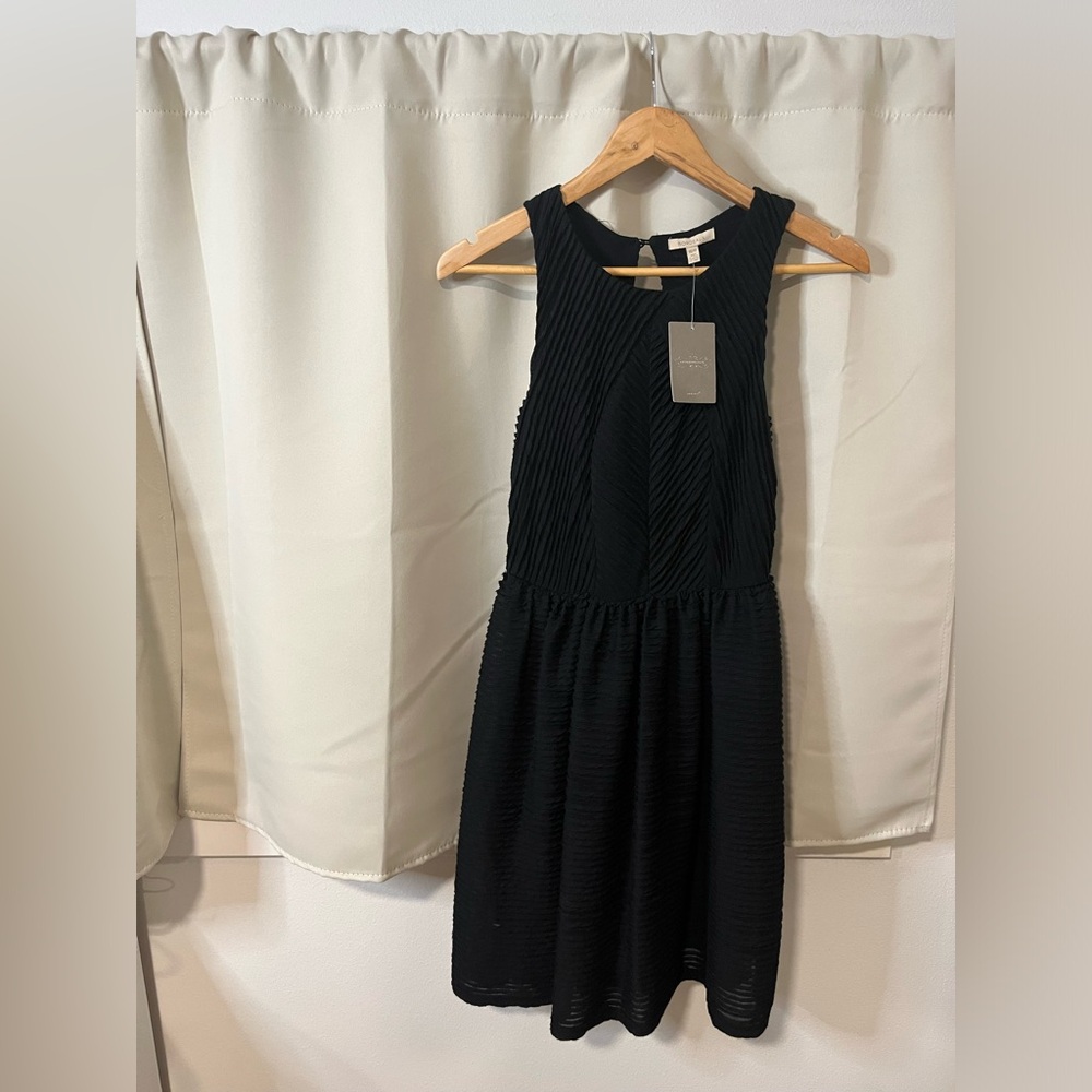 BORDEAUX DRESS — black Anthropologie size XS. - Picture 3 of 9